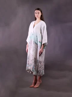 Printed Linen Dress